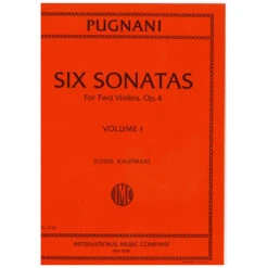 Pugnani, G.: 6 Sonaten Op. 4 Band 1