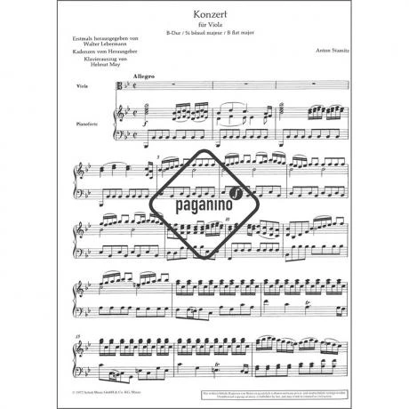 Stamitz, A.: Violakonzert B-Dur - Image 3