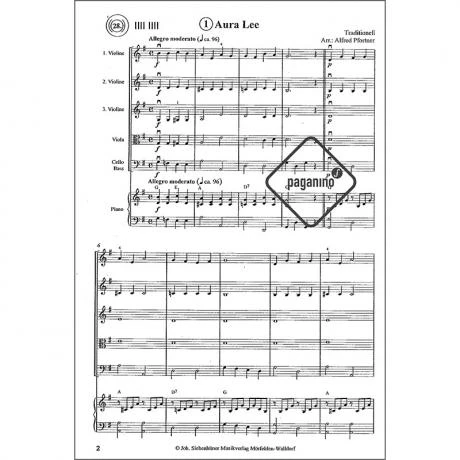 Beliebte Melodien: Klassisch Bis Modern Band 2 – Partitur - Image 3