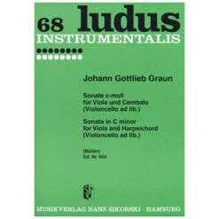 Graun, J. G.: Violasonate C-Moll