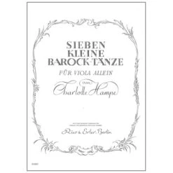 Hampe, C.: 7 Kleine Barock-Tänze