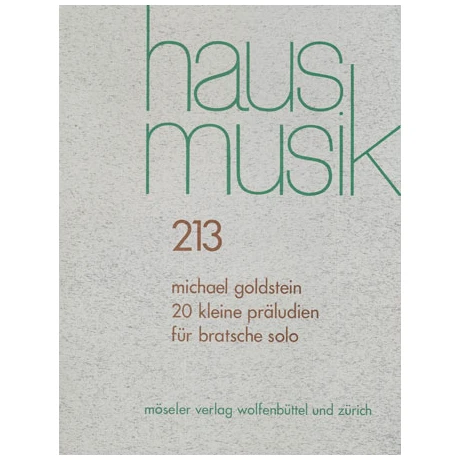 Goldstein, M.: 20 Kleine Präludien
