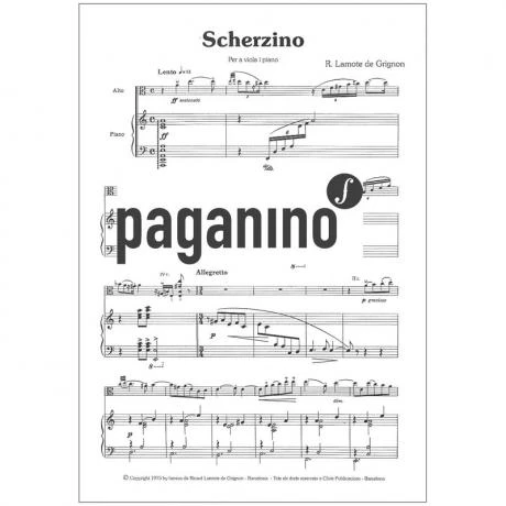Lamote De Grignon, R.: Scherzino - Image 2