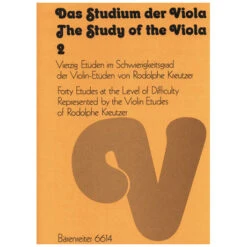 Das Studium Der Viola - Band 2