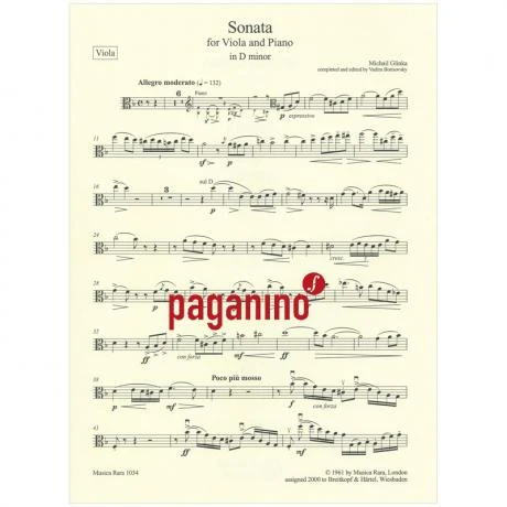 Glinka, M.: Violasonate D-Moll - Image 4