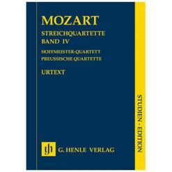 Mozart, W. A.: Streichquartette Band IV – Partitur