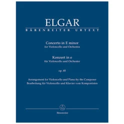 Elgar, E.: Violoncellokonzert Op. 85 E-Moll