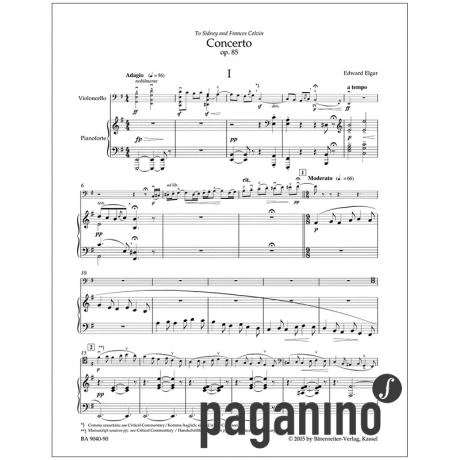 Elgar, E.: Violoncellokonzert Op. 85 E-Moll - Image 2