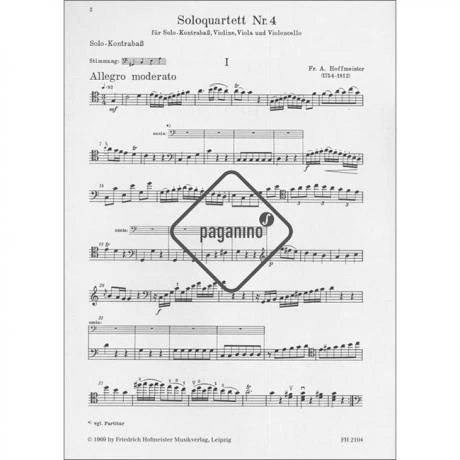 Hoffmeister, F. A.: Solo-Quartette Nr. 4 - Image 2