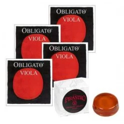 OBLIGATO Viola String SET + Rosin By Pirastro