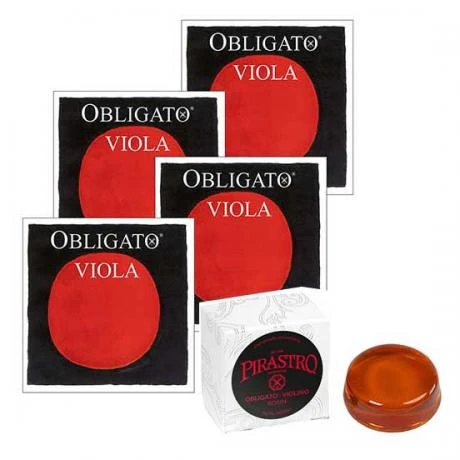 OBLIGATO Viola String SET + Rosin By Pirastro