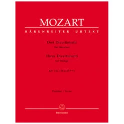 Mozart, W.A.: Drei Divertimenti Für Streicher KV 136-138