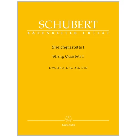Schubert, F.: Streichquartette I