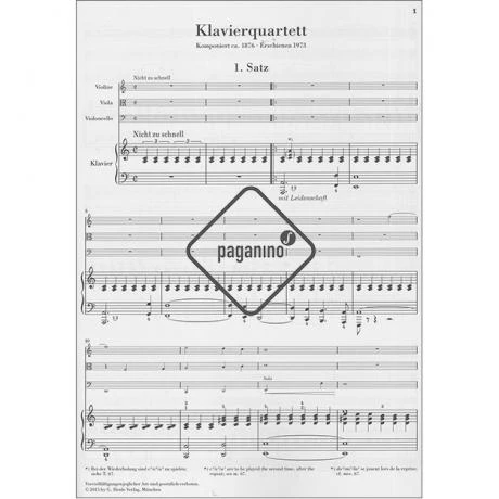 Mahler, G.: Piano Quartet A Minor - Image 2