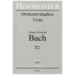Spindler, F.: Bachstudien Für Viola Heft 1: Kantaten