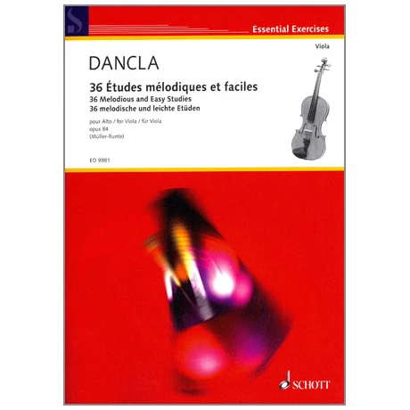 Dancla, J. B. Ch.: 36 Etudes Mélodiques Et Faciles