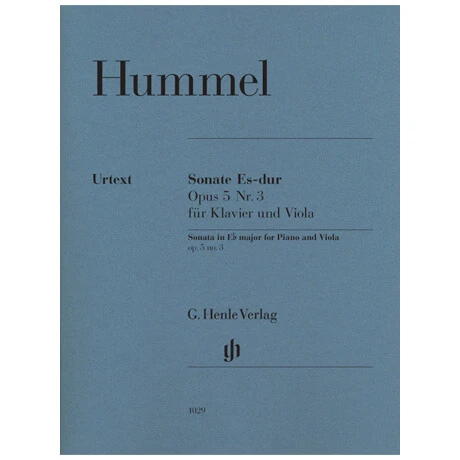 Hummel, J. N.: Violasonate Op. 5/3 Es-Dur