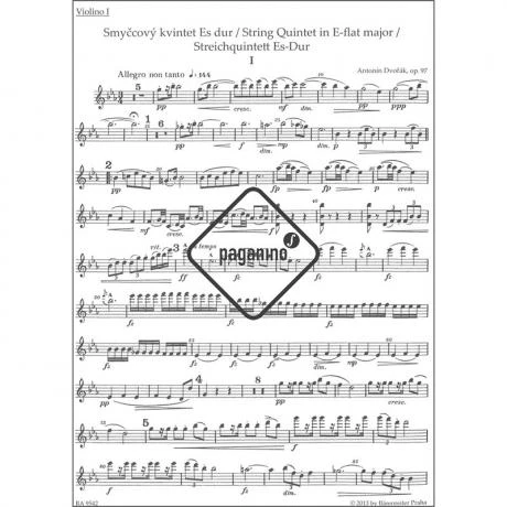 Dvořák, A.: Streichquintett Op. 97 Es-Dur - Image 2