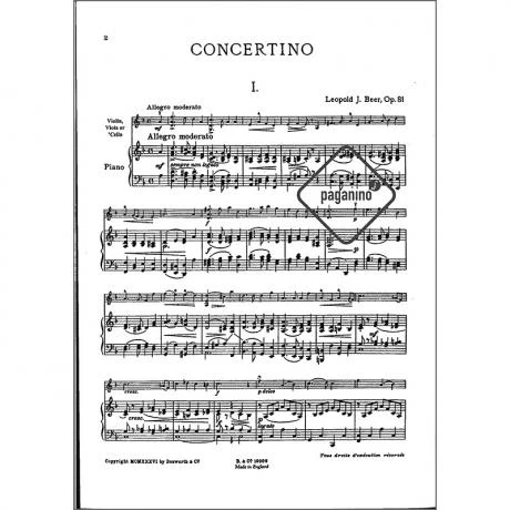 Beer, L.: Concertino Op. 81 D-Moll - Image 3